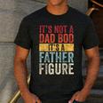It's Not A Dad Bod It's A Father Figure Retro VintageShort Sleeve Men's Casual T-Shirt Dark Grey