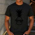 IVF DAD Pineapple Transfer Day Retrieval Day Infertility Men's Casual T-Shirt Dark Grey