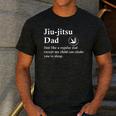 Jiu Jitsu Dad BJJ Definition Men's Casual T-Shirt Dark Grey