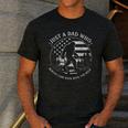 Just A Dad Who Always Came Back With The Milk Daddy Bigfoot Men's Casual T-Shirt Dark Grey
