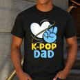 K-POP Dad Korean Lover K-Pop Music Cute Father Daddy Papa Men's Casual T-Shirt Dark Grey K-POP Dad Korean Lover K-Pop Music Cute Father Daddy Papa Men's Casual T-Shirt Dark Grey