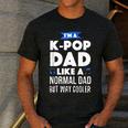 K-Pop Dad Korean Music Lover Men's Casual T-Shirt Dark Grey