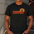 Karate Dad Martial Arts Retro Men's Casual T-Shirt Dark Grey