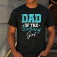Kids Birthday Party Parent Birthday Girl Father Daddy Dad Men's Casual T-Shirt Dark Grey