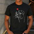 Labrador Retriever Golden Lab Dad Mom Men's Casual T-Shirt Dark Grey