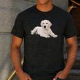 Labrador Retriever Shirt Yellow Love Lab Mom Dog Dad Men's Casual T-Shirt Dark Grey