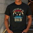 I Leveled Up To Dad 2025 Promoted To Daddy Soon To Be Father Men's Casual T-Shirt Dark Grey