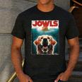 Light Golden Retriever Jowls Top Paws Cream Lab Dog Mom Dad Men's Casual T-Shirt Dark Grey