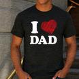 I Love Dad Men's Casual T-Shirt Dark Grey I Love Dad Men's Casual T-Shirt Dark Grey