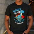 I Love My Dad Rawr Dinosaur Fathers Day Dino Toddler Boy Men's Casual T-Shirt Dark Grey