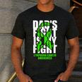 Lymphoma Cancer Awareness Lime Green Ribbon Dad's Fight Men's Casual T-Shirt Dark Grey Lymphoma Cancer Awareness Lime Green Ribbon Dad's Fight Men's Casual T-Shirt Dark Grey
