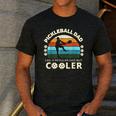 Man's Pickleball Dad Like A Regular Dad But Cooler Men's Casual T-Shirt Dark Grey