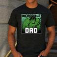 Marvel Comics Avengers Father's Day Hulk Incredible Dad Men's Casual T-Shirt Dark Grey