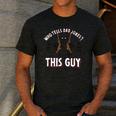 Marvel Deadpool Father's Day Who Tells Dad Jokes This Guy Men's Casual T-Shirt Dark Grey