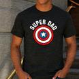 Marvel Father's Day Super Dad Captain America Shield Men's Casual T-Shirt Dark Grey Marvel Father's Day Super Dad Captain America Shield Men's Casual T-Shirt Dark Grey