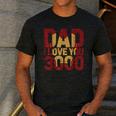 Marvel Iron Man Dad I Love You 3000 Text Fill Father's Day Small Men's Casual T-Shirt Dark Grey