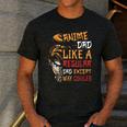 Men Anime Father's Day Anime Dad Except Way Cooler Men's Casual T-Shirt Dark Grey