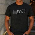 Meow Cat Shirt Meow Kitty Cats Mom And Cat Dad Men's Casual T-Shirt Dark Grey