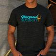 Mermaid Security Birthday Party Matching Dad Boys Men's Casual T-Shirt Dark Grey Mermaid Security Birthday Party Matching Dad Boys Men's Casual T-Shirt Dark Grey