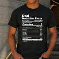 Miftees Fathers Day Tees Dad Nutrition Facts Men's Casual T-Shirt Dark Grey
