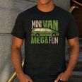 Mini Van Mega Fun Mom Dad T-Shirt Men's Casual T-Shirt Dark Grey