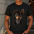 Miniature Pinscher Shirt Dog Mom Dad Tshirt Love Puppy Pet Men's Casual T-Shirt Dark Grey