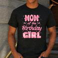 Mom And Dad Of The Birthday Girl Coquette Family Matching Men's Casual T-Shirt Dark Grey