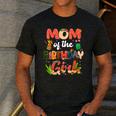 Mom And Dad Birthday Girl Matching Family Party Decorations Men's Casual T-Shirt Dark Grey
