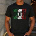 Mommy's Little Meatball Italian Quote Family Dad Mom Kids Men's Casual T-Shirt Dark Grey