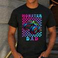 Monster Truck Dad Family Matching Shirt Truck Lovers Men's Casual T-Shirt Dark Grey
