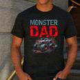 Monster Truck Dad Father's Day Men Men's Casual T-Shirt Dark Grey