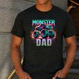 Monster Truck Dad Monster Truck Are My Jam Truck Lovers Men's Casual T-Shirt Dark Grey