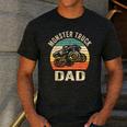 Monster Truck Dad Shirt Retro Vintage Monster Truck Shirt Men's Casual T-Shirt Dark Grey