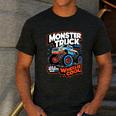 Monster Truck Dad Wheelie Cool Like Normal Dad Men's Casual T-Shirt Dark Grey