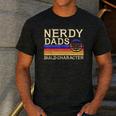 Nerdy Dad RPG Gaming D20 Tabletop Games RPG Gamer Men's Casual T-Shirt Dark Grey