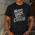 Nerdy Dads Build Character RPG Dice Father Humor Men's Casual T-Shirt Dark Grey Nerdy Dads Build Character RPG Dice Father Humor Men's Casual T-Shirt Dark Grey