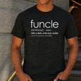 New Uncle Funcle T Shirt- Like a Dad But Way Cooler Men's Casual T-Shirt Dark Grey