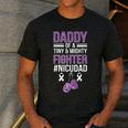 NICU Dad Micro Preemie Baby Dad Of NICU Warrior Appreciation Men's Casual T-Shirt Dark Grey
