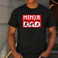 Ninja Dad Matching Family Ninja Warrior Men's Casual T-Shirt Dark Grey Ninja Dad Matching Family Ninja Warrior Men's Casual T-Shirt Dark Grey