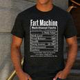 Nutrion Facts Fart Machine Dad Jokes Farting Humor Men's Casual T-Shirt Dark Grey