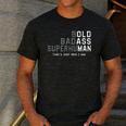 Old Man Saying Gag Fathers Day Birthday Dad Men Men's Casual T-Shirt Dark Grey
