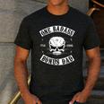 One Badass Bonus Step Dad Birthday Stepdad Men's Casual T-Shirt Dark Grey
