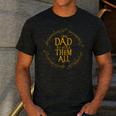 One Dad To Rule Them All Fantasy Nerd Dad Graphic Men's Casual T-Shirt Dark Grey