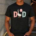 One Silly Goose Dad 1st First Birthday Family Matching Party Men's Casual T-Shirt Dark Grey
