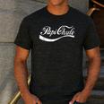 Papi Chulo Mexican Dad Father's Dad Chingon Fathers Day Men's Casual T-Shirt Dark Grey