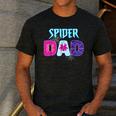 Parents Mom Spider Dad Matching Family Birthday Men's Casual T-Shirt Dark Grey