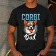 Pembroke Welsh Corgi Corgi Dad Men's Casual T-Shirt Dark Grey