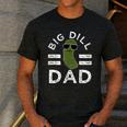 Pickle Pun Big Dill Dad Saying Dad Joke Father Humor Men's Casual T-Shirt Dark Grey