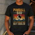 Pinball Dad Like Regular Dad But Cooler Father's Day Men's Casual T-Shirt Dark Grey