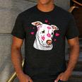 Pitbull Love Pitbull Moms Dads Men's Casual T-Shirt Dark Grey Pitbull Love Pitbull Moms Dads Men's Casual T-Shirt Dark Grey